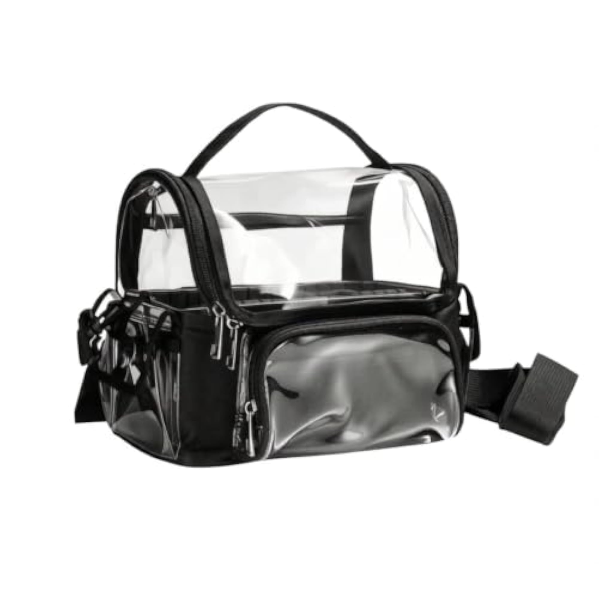 Transparent Structured Makeup Bag, Easy to Clean