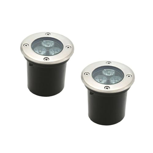 jojofuny Outdoor Waterproof Landscape Lamp 2pcs Led Lighting Tool Easy Install Warm Light Wide Voltage 85- Weather Resistant