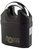 Target TL031 Heavy Duty ? Alarma Candado de alta seguridad cerrado grillete candado multiusos con 110 db sirena alarma ? 5 llaves con cada cerradura