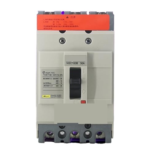 Disjoncteur boîtier moulé NSC100B3030N pour armoire électrique triphasée