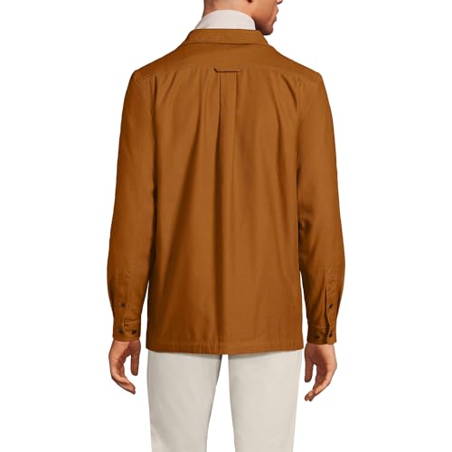 Lands' End Men's Lined Waffle Shirt Jacket2