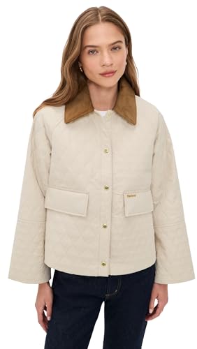Barbour Jaqueta feminina acolchoada Kirby, Jasmim/vestido, 42