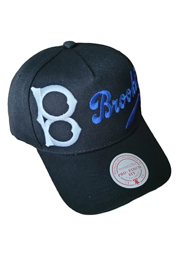 Gorra Snapback Mitchell & Ness Brooklyn Dodgers Negra miniatura 2