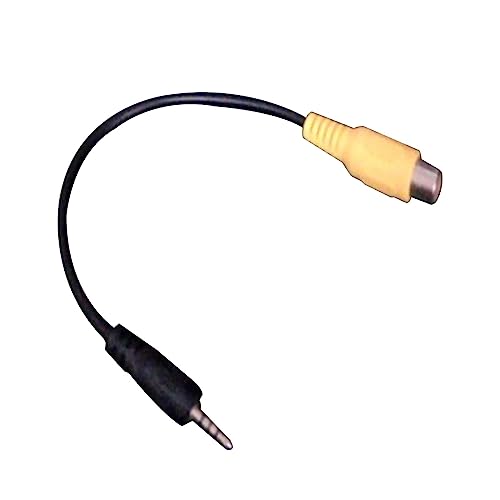 Image of 2.5mm Stereo Male Plug to 1 RCA Female Jack Video Adapter Converter Cable