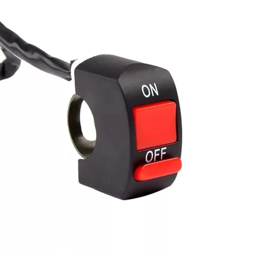 Interrupteur étanche 2 fils pour supprimer les pannes de phare sur guidon moto et scooter
