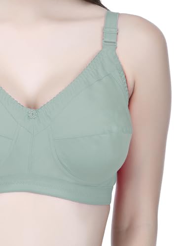 Image of Elina Women's Hosiery Non-Padded Wire Free Regular Bra
