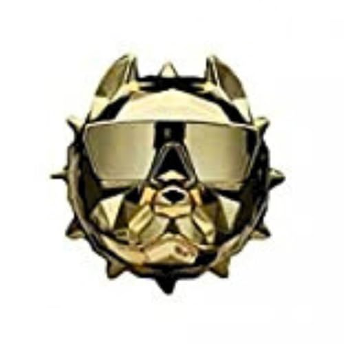 Image of YOURKARTS Golden Pitbull Design Car AC Vent Perfume - Luxury Air Freshener