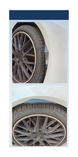 Guardabarros de rueda para Golf 3 4 5 6 7 8 estilo fibra de carbono 5