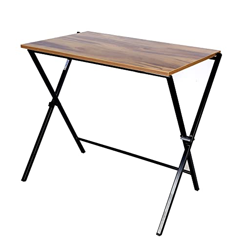 Image of Blumuno Study desk / multipurpose table / computer desk / desk table / work desk / foldable table / wfh essential (Natural Wooden Finish)