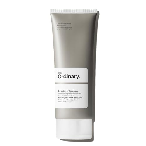 The Ordinary Squalane Cleanser, Limpiador Facial con Escualeno, Desmaquillante hidratante, refuerza la barrera hidratante, 150 ml