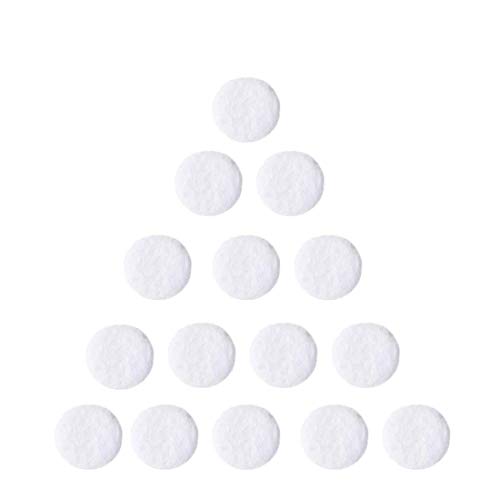 Cotton filter, Seagold 100PCS 10 mm Microdermabrasion Cotton Filters Replacement Facial Vacuum Filters for Comedo Suction Microdermabrasion, White