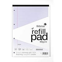 Pack Of 6 Rhino A4 Blue Paper 100 Page 7mm Squared Refill Padsu2013 Choice Wholesale