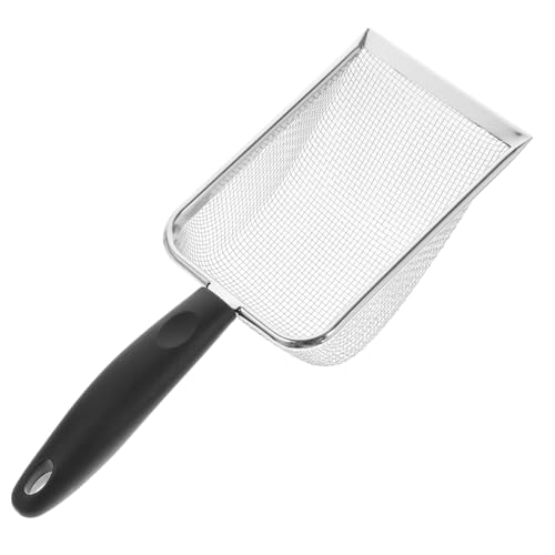 TOYANDONA Multi Use Beach Shovel Tool for Lightweight Mesh Filter Shovel with Mesh for Collecting Shells and Sand Play and for Outdoor Fun