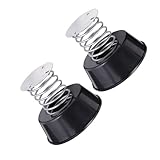 OUNONA 2個 揺れるヘッドスプリングベース 車用ダッシュボード飾り 電動車対応 耐久性アイアン製 環境配慮素材 無臭 人形装飾用