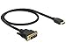 Produktbild Delock HDMI zu DVI 18+1 Kabel bidirektional Videokabel-Adapter 0,5 m