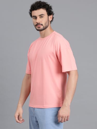 Image of KOTTY Men's Solid Oversized Fit T-Shirt