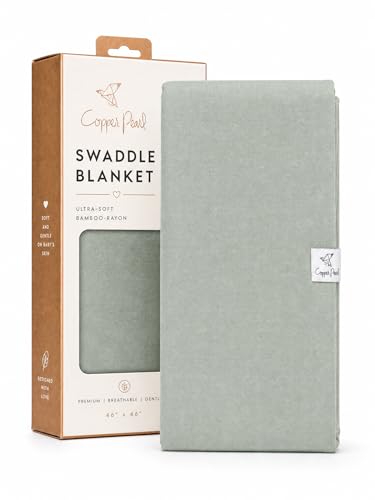 Image of Copper Pearl Swaddle Blankets for Newborns | Soft Stretchy Receiving Blankets for Boys and Girls | Large 46 x 46 Inch Baby Blankets | Lightweight and Breathable Swaddles | Briar