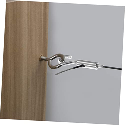 Cable Guide Turnbuckle 5Pcs Copper Wire Rope Tension Hook miniatura 7