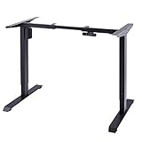 schreibtischgestelle edelstahl IDEALES GESCHENK - Dieser praktische elektrische Sitz- / Steh-Schreibtischrahmen ist eine perfekte Ergänzung für Ihr Büro, Arbeitszimmer oder Schlafzimmer und hält Sie den ganzen Tag über aktiv und mit Energie versorgt.