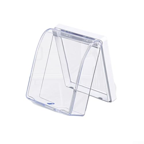 Boîtier de prise de courant étanche transparent avec dos autocollant pour interrupteur mural et prise de courant, couvercle de plaque murale électrique étanche pour salle de bain et cuisine