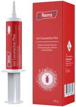 Remi Hogar Gel Cucarachas Plus 10gr | Veneno para cucarachas | Insecticida Elimina cucarachas | Efectivo contra Todo Tipo de cucarachas | Cebo insecticida (Nuevo, 1, Unidad)