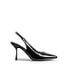 DREAM PAIRS Women's Heels Slingback Stiletto Pumps Shoes Pointed Closed Toe Kitten Heels Dress Bridal Elegant Wedding Sexy Party,Size 7,Black-Pat,DWUMPU2510