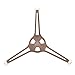 Amosfun Supporto Universale Per Piastra A Microonde, Anello Girevole Per Microonde, Staffa Triangolare Per Riscaldamento Uniforme, Compatibile Con Vari Marchi immagine
