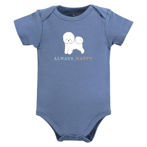 Image of Hudson Baby Unisex Baby Cotton Bodysuits 5-pack