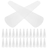 JECOMPRIS 40 Fundas Transparentes para Tijeras de Peluquería, Protector de Tijeras de Plástico Resistente, Funda de Seguridad para Herramientas, Bolsas Protectoras para Costura