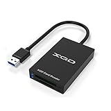 XQD Card Reader, Cateck USB 3.0 XQD/SD Card Reader Dual Slot Memory Card Reader 5Gpbs Super Speed Compatible with Sony G/M Series, Lexar 2933x/1400x USB Mark XQD Card, SD/SDHC Card for Windows/Mac OS