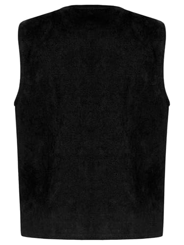 Choomomo Girls Western Cowgirl Vest Fringe Tassels Waistcoat Kids Sleeveless Cow Pattern Jacket Top2