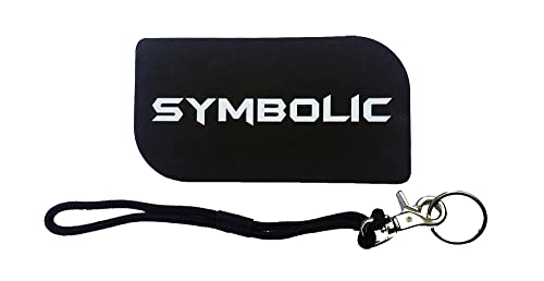 Symbolic Chrome Leash Snowboard Stomp Pad Black Mat 2pc Combo