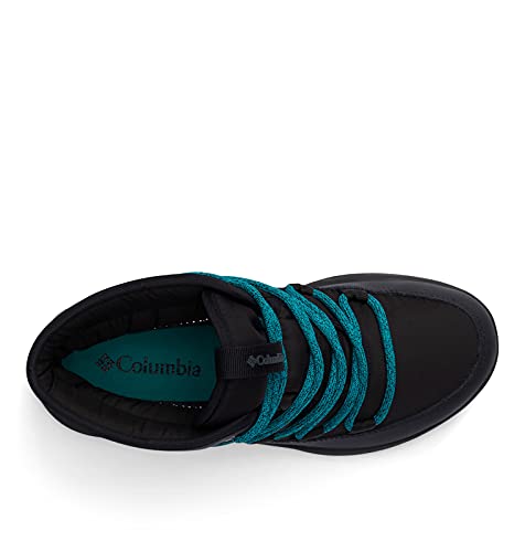 Columbia Women's Slopeside Village Omni-Heat Mid, Black/Glacier Green, 9 #TOP7
