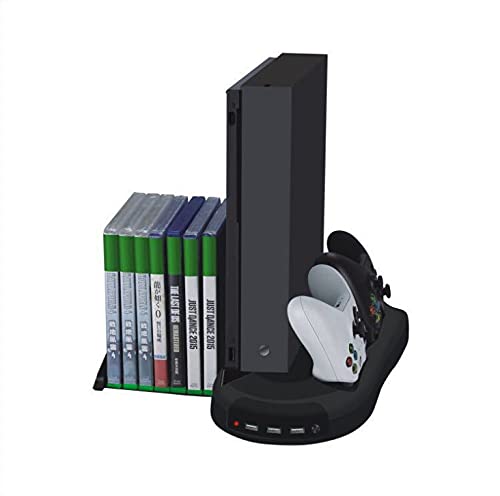 TwiHill o suporte de ventilador de base multifuncional é adequado para XBOX ONE X, suporte de rack d