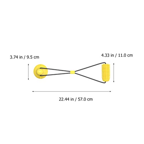 Balacoo brinquedo de milho para cães mastigáveis, puxadores, para cães, corda de brinquedo com vento