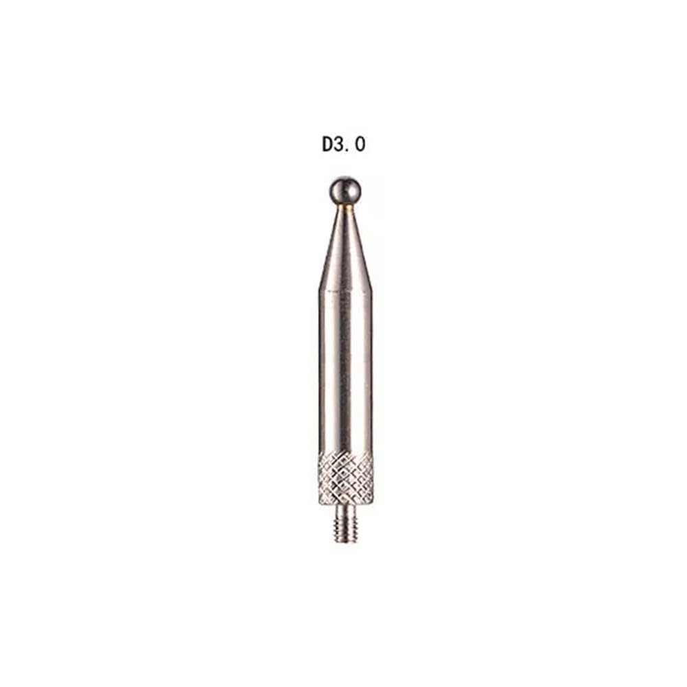 Punto di contatto a sfera in carburo per indicatore, gambo filettato M2.5, 30 mm, punta resistente all'usura per indicatori e indicatori digitali
