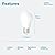 Sunco Lighting 10 Pack A15 LED Bulb Dimmable Refrigerator Appliance Bulbs 8W Equivalent 60W 3000K Warm White 800 LM, E26 Medium Base, Instant On, Super Bright, Indoor Outdoor Light - UL Energy Star