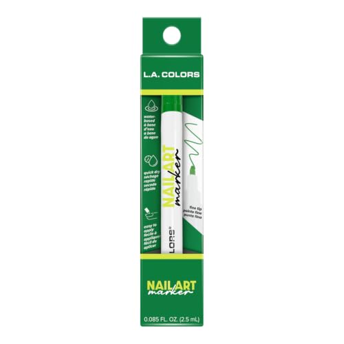 L.A. COLORS Nail Deco, Gold Glitter CNA904 (Pack of 3) image 4