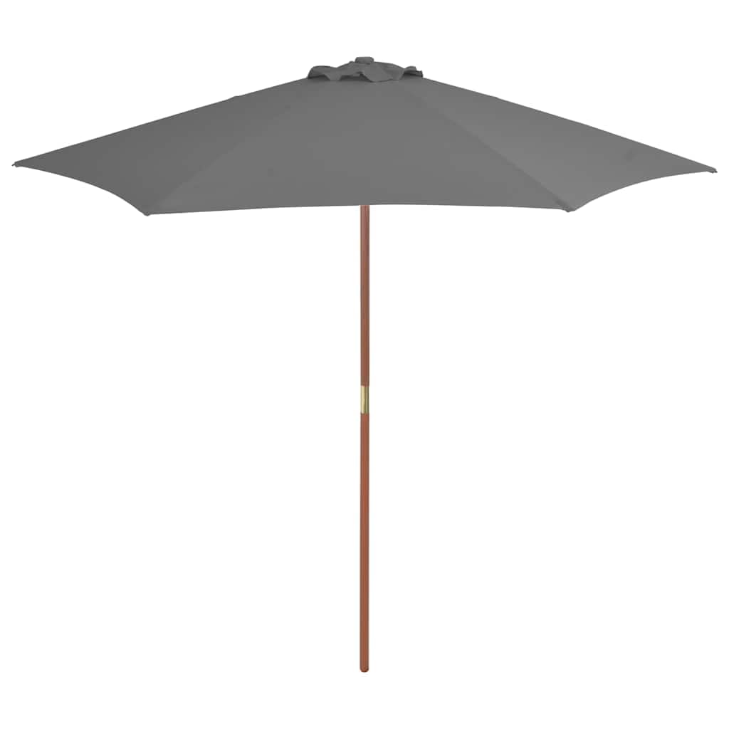 Parasol de balcon anthracite 270cm : fini la chaleur étouffante en terrasse