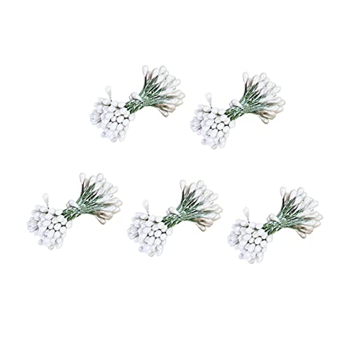 Accessoires de décoration de Noël en poudre de pierre et fil pour sapin sans épines x5