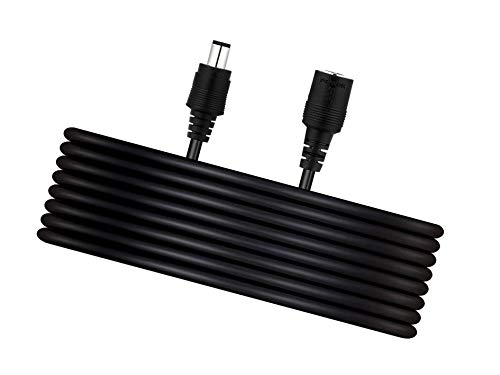 TIKUTKU DC Netzteil Verlängerungskabel 30FT, 5,5 mm x 2,1 mm DC Verlängerungskabel, Verwendet für LED Lichtleiste, Überwachungskamera, CCTV, Auto, Monitor, IP Kamera, 9V / 12V / 24V(9M, schwarz) Cover
