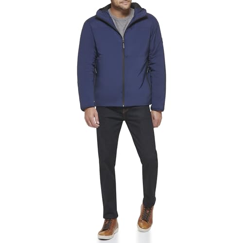 Image of Tommy Hilfiger Men's Stretch Performance Filled Rain Jacket