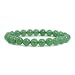 Natural A Grade Green Aventurine Gemstone 8mm Round Beads Stretch Bracelet 7" Unisex