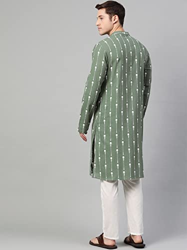 Image of See Designs Men Cotton Regular Kurta
