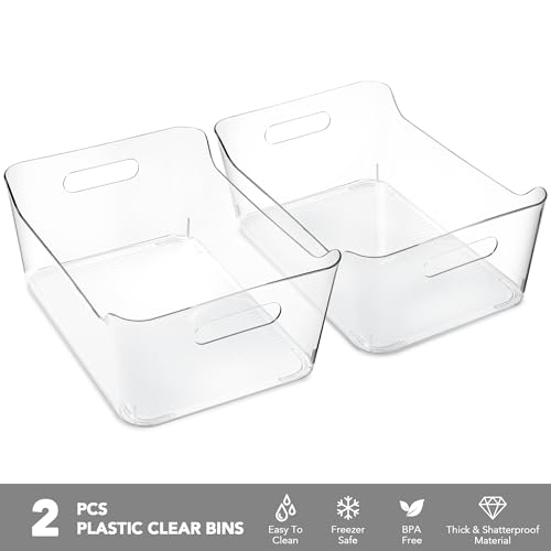 Tiawudi-2-Pack-Plastic-Storage-Bins-Extra-Large-Pantry-Organizer-135-x-10-Clear-Storage-Containers-and-Organizer-Bins-Multi-Use-Bins-for-Home-Kitchen-Closet-and-Cabinet