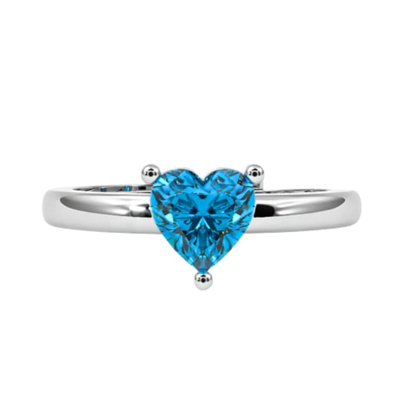 Image of Zarkan 925 Hallmark sterling silver Heart Ring