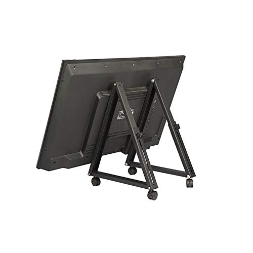 Soporte universal para TV con base y ruedas, ajuste altura y giro 90° miniatura 1