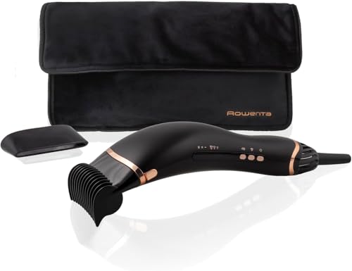 Rowenta Air Motion - Secador alisador de pelo con efecto Coanda, diseño ergonómico y ligero, motor de alta velocidad, aire frío, 1300W de potencia, incluye neceser, CF8C20E0 Rowenta Air Motion - Secador alisador de pelo con efecto Coanda, diseño ergonómico y ligero, motor de alta velocidad, aire frío, 1300W de potencia, incluye neceser, CF8C20E0