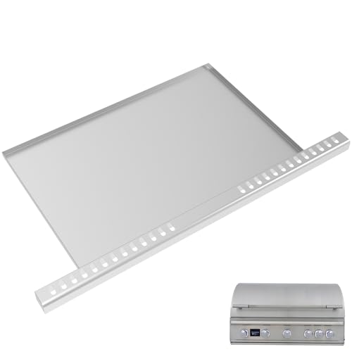 Image of SafBbcue Grease Tray for Blaze 40 inch 5-Burner, Stainless Steel | Direct replacement for Blaze 40 inch 5-Burner, Fits Traditional & LTE grills, Rust-proof, easy clean, fire-resistant