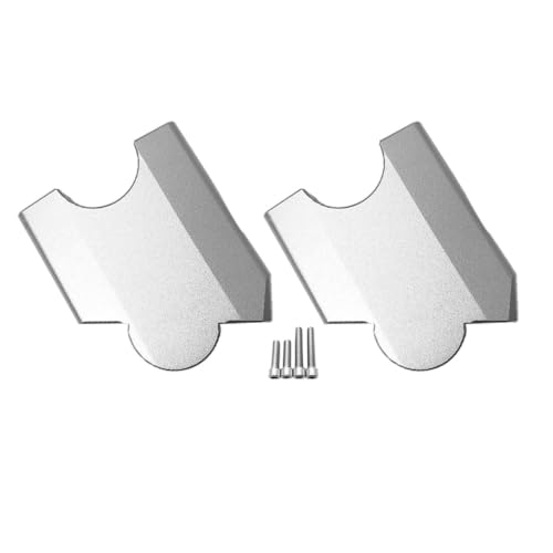 Pontets de guidon de moto argentés adaptateur de pince rehausseur universel